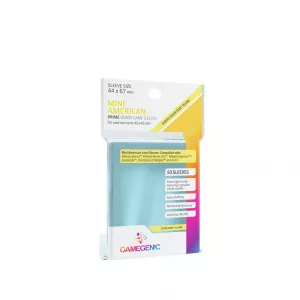 GG : 50 SLEEVES PRIME 44X67 MINI US JAUNE