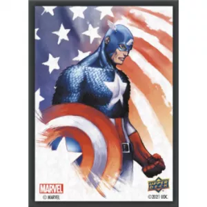 65 SLEEVES MARVEL - CAPTAIN AMERICA/STEVE ROGERSPROTEGES CARTES Pro...