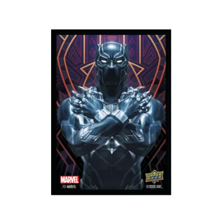 65 SLEEVES MARVEL - BLACK PANTHERPROTEGES CARTES Protèges tes carte...
