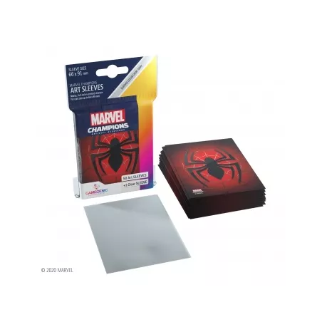SLEEVES MARVEL CHAMPIONS - PETER PARKER/SPIDER-MANPROTEGES CARTES P...