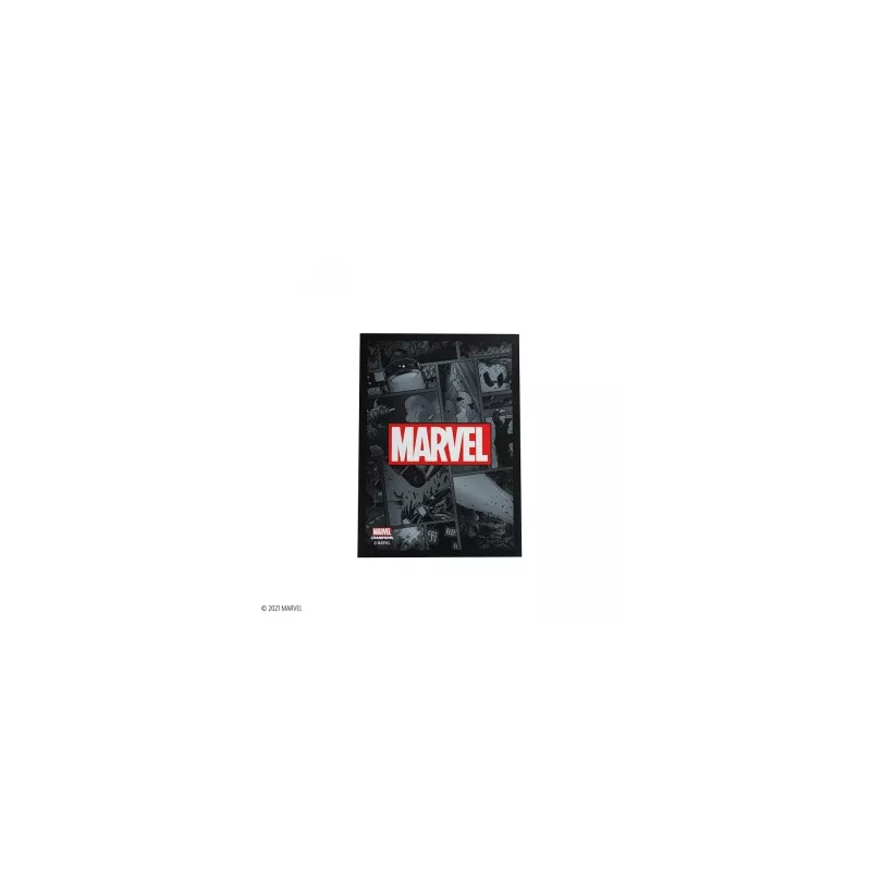 SLEEVES MARVEL CHAMPIONS - MARVEL NOIR SLEEVES MARVEL CHAMPIONS - MARVEL NOIR