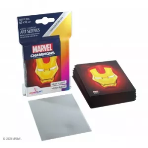 SLEEVES MARVEL CHAMPIONS - IRON-MANPROTEGES CARTES Protèges cartes ...