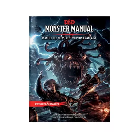 D&D5 MANUEL DES MONSTRES ED. WOTCDUNGEONS & DRAGONS !! NOUVELLE TRA...