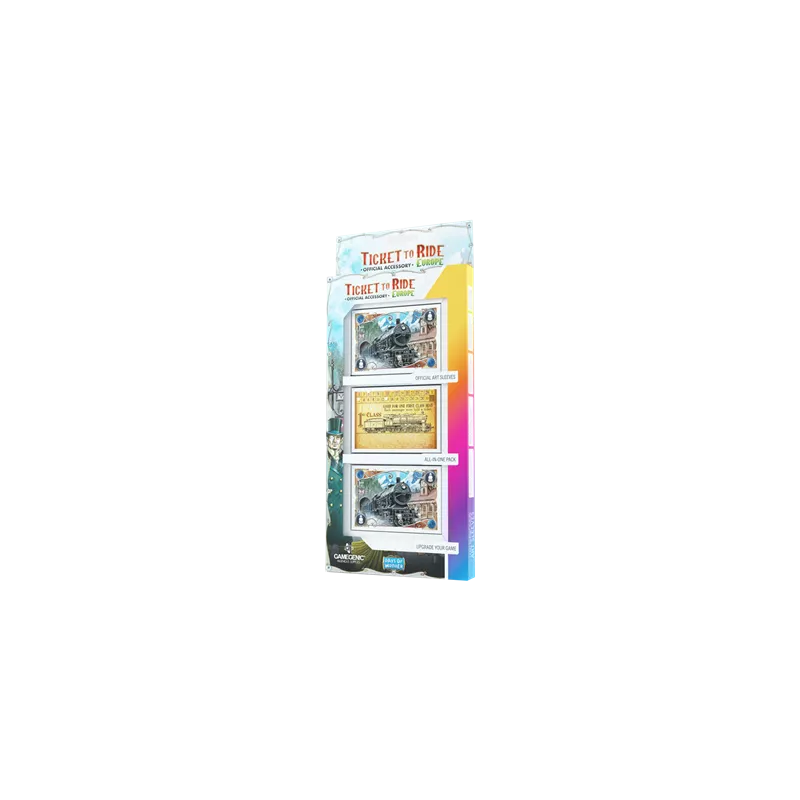 GG: PACK SLEEVES LES AVENTURIERS DU RAIL EUROPEPROTEGES CARTES Le p...
