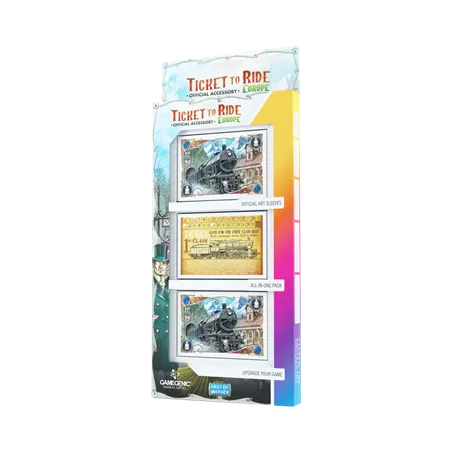 GG: PACK SLEEVES LES AVENTURIERS DU RAIL EUROPEPROTEGES CARTES Le p...