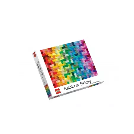 LEGO PUZZLE 1000 PIECES RAINBOW BRICKS 