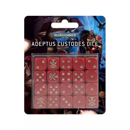 DICE SET ADEPTUS CUSTODES WARHAMMER 40K