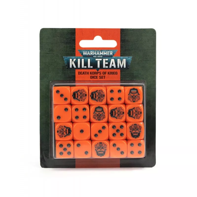 KILL TEAM: DEATH KORPS OF KRIEG DICE SETKILL TEAM Set de dés aux co...
