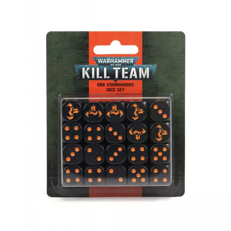 KILL TEAM: ORK KOMMANDOS DICE SETKILL TEAM Set de dés aux couleurs ... KILL TEAM: ORK KOMMANDOS DICE SETKILL TEAM Set de dés aux couleurs ...