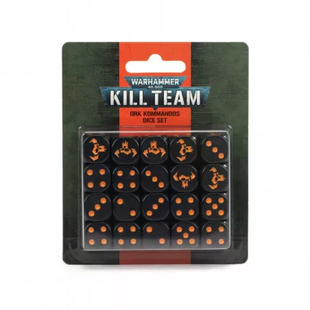 KILL TEAM: ORK KOMMANDOS DICE SETKILL TEAM Set de dés aux couleurs ...