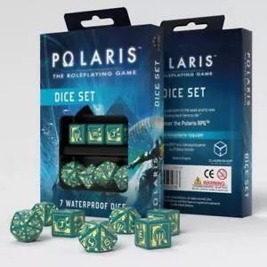 POLARIS WATERPROOF DICE SETDES & BOURSES set de dés polaris