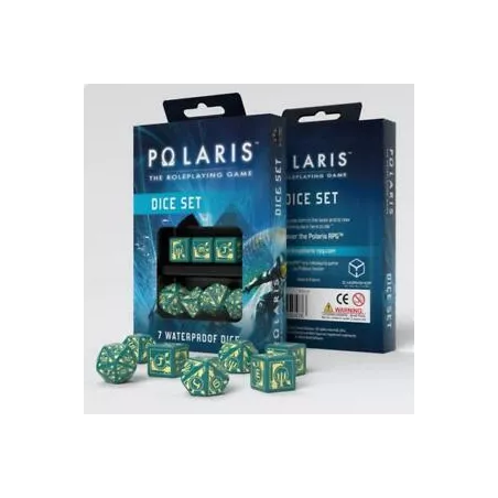 POLARIS WATERPROOF DICE SETDES & BOURSES set de dés polaris