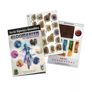 GLOOMHAVEN LES CERCLES OUBLIÉS REMOV STICKER SETEXPERT 2 planches d...