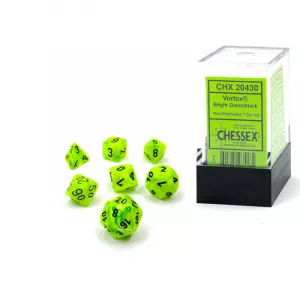 MINI SET 7D VORTEX BG/BDES & BOURSES Set complet de 7 dès Marble. C...