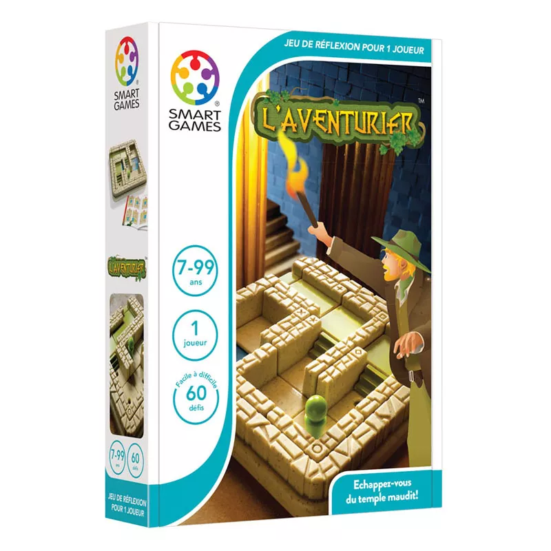 L'AVENTURIERJEUX DE LOGIQUE Echappez au labyrinthe du temple maudit...
