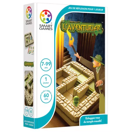L'AVENTURIERJEUX DE LOGIQUE Echappez au labyrinthe du temple maudit...