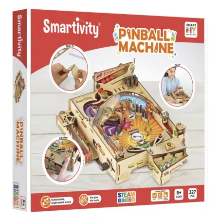 SMARTIVITY PINBALLJOUET ENFANT Construisez votre propre Flipper méc...