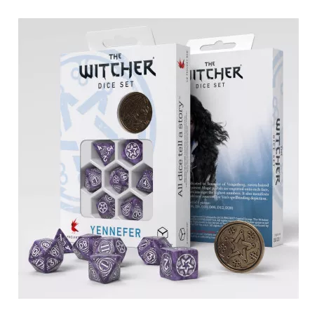 THE WITCHER DICE SET YENNEFER - LILAS ET GROSEILLETHE WITCHER Un pa...