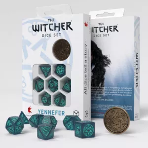 THE WITCHER DICE SET YENNEFER - SORCIERE SUPREMEDES & BOURSES Puiss...