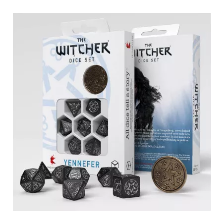 THE WITCHER DICE SET YENNEFER - L'ETOILE D'OBSIDIENNETHE WITCHER Co...