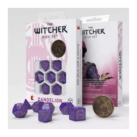 THE WITCHER DICE SET JASKIER LE VICOMTE DE LETTENHOVETHE WITCHER In...
