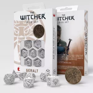 THE WITCHER DICE SET GERALT - LE LOUP BLANCDES & BOURSES Un sorcele...