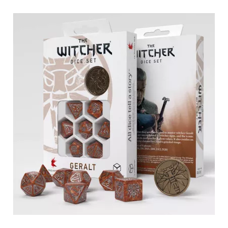THE WITCHER DICE SET GERALT - LE CHASSEUR DE MONSTRESTHE WITCHER Fo...