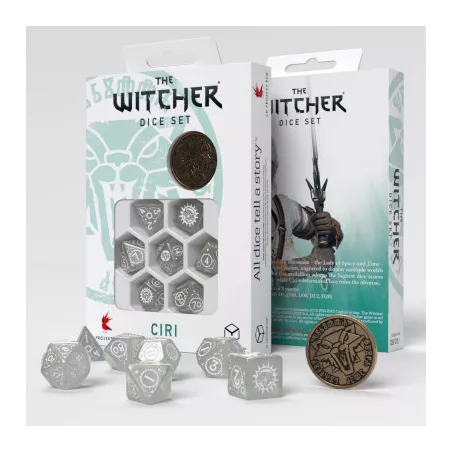 THE WITCHER DICE SET CIRI - LA DAME DE L'ESPACE ET DU TEMPSTHE WITC...