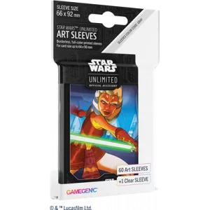SW UNLIMITED ART SLEEVES : AHSOKA TANOSLEEVES 60 SLEEVES Précommand...