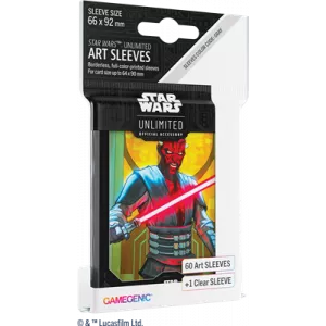 SW UNLIMITED ART SLEEVES : DARTH MAULSLEEVES 60 SLEEVES