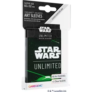 SW UNLIMITED ART SLEEVES : CARD BACK GREENSLEEVES PROTEGEZ VOS COUL...