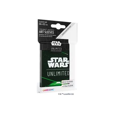 SW UNLIMITED ART SLEEVES : CARD BACK GREENSLEEVES PROTEGEZ VOS COUL...