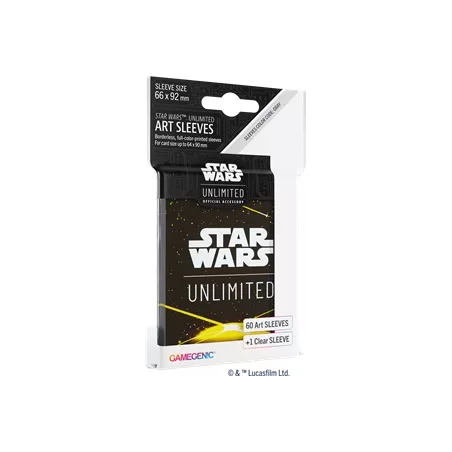 SW UNLIMITED ART SLEEVES : CARD BACK YELLOWSLEEVES DEFENDEZ LES COU...