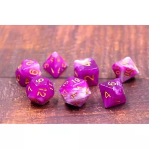 SET DE 7 DES - BERRYCREMDES & BOURSES Lot de 7 dés – BerryCrem
