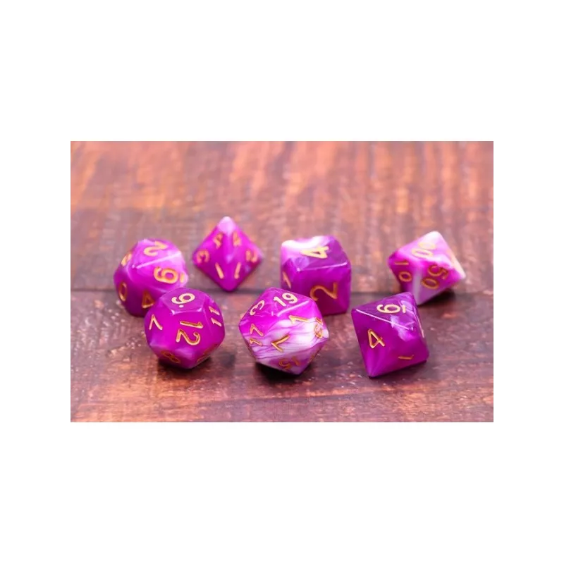 SET DE 7 DES - BERRYCREMDES & BOURSES Lot de 7 dés – BerryCrem