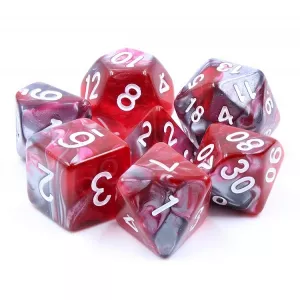 SET DE 7 DES - DRAGON'S BLOODDES & BOURSES Lot de 7 dés – Dragon's ...