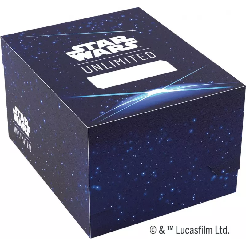 GG STAR WARS UNLIMITED SOFT CRATE LOGO - CARD BACK BLEUDECK BOX Dec... GG STAR WARS UNLIMITED SOFT CRATE LOGO - CARD BACK BLEUDECK BOX Dec...