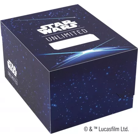 GG STAR WARS UNLIMITED SOFT CRATE LOGO - CARD BACK BLEUDECK BOX Dec...