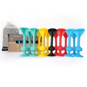 JEUX DE SOCIETE TOSSIT PACK FAMILLE : ROUGE CYAN BLEU JAUNE