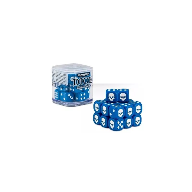DICE CUBE WARHAMMER - BLEUWARHAMMER Un robuste cube en plastique co... DICE CUBE WARHAMMER - BLEUWARHAMMER Un robuste cube en plastique co...