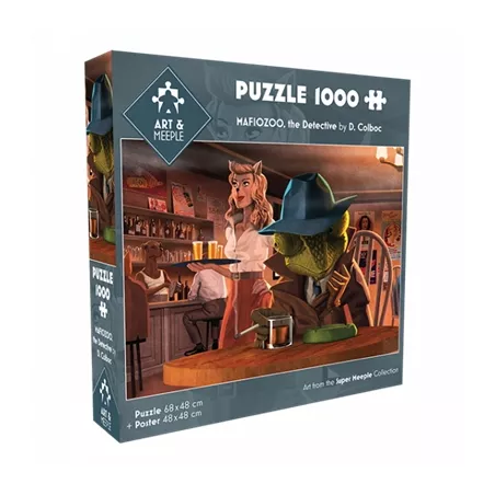 PUZZLE ART & MEEPLE – PUZZLE 1000 PIECES MAFIOZOO