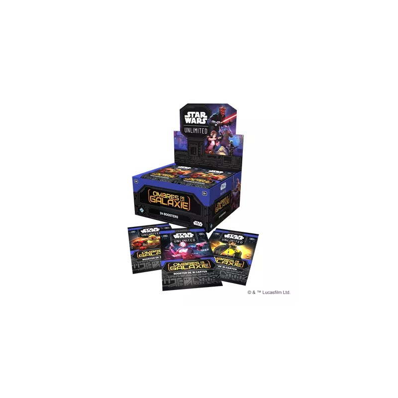 SW UNLIMITED : SHADOWS OF THE GALAXY : DISPLAY ANGLAIS DISPLAY 24 b...