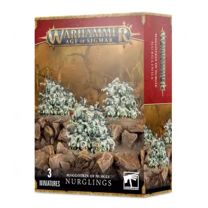WARHAMMER AGE OF SIGMAR : MAGGOTKIN OF NURGLE - NURGLINGSAGE OF SIG...
