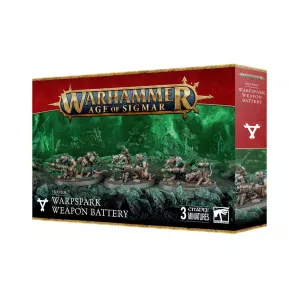 WARHAMMER AGE OF SIGMAR : SKAVENS - BATTERIE D'ARMES MALETINCELLEAG...