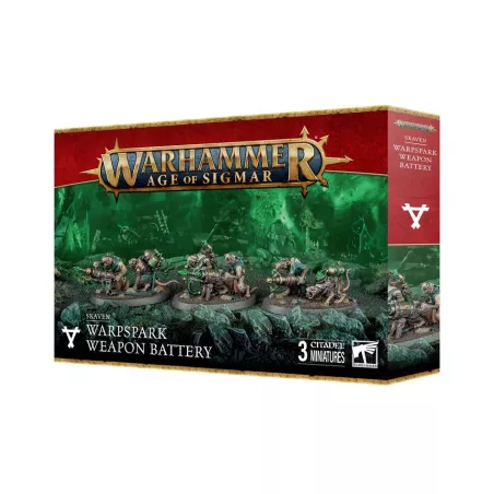 WARHAMMER AGE OF SIGMAR : SKAVENS - BATTERIE D'ARMES MALETINCELLEAG...
