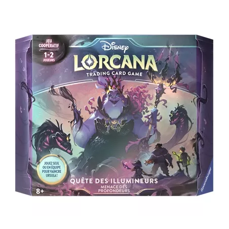 LORCANA QUATRIEME CHAPITRE LE RETOUR D'URSULA COFFRET QUETE DES ILLUMINEURS