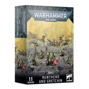 WARHAMMER 40K ORKS - RUNTHERD & GRETCHINWARHAMMER 40K Les Gretchins...