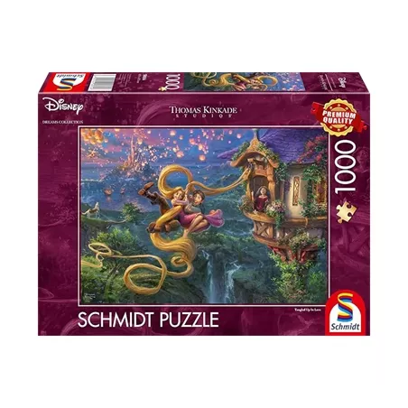 PUZZLE DISNEY - RAIPONCE - A LA POURSUITE DE L'AMOUR