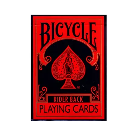 BICYCLE - REVERSE ROUGE & NOIRJEUX DE CARTES Chaque carte est métic...