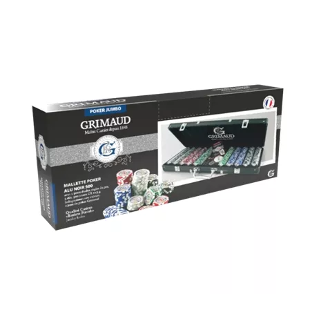 POKER - MALLETTE PREMIUM GRIMAUD 500 JETONS